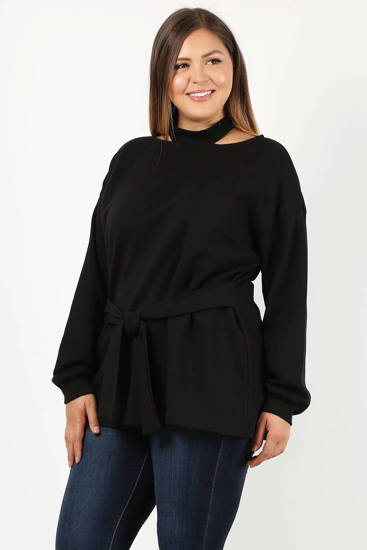 Mock Neck Tunic