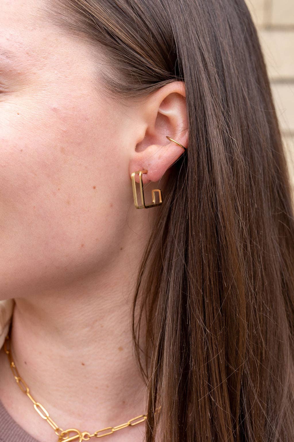 Luxe Gold Kamora Hoops