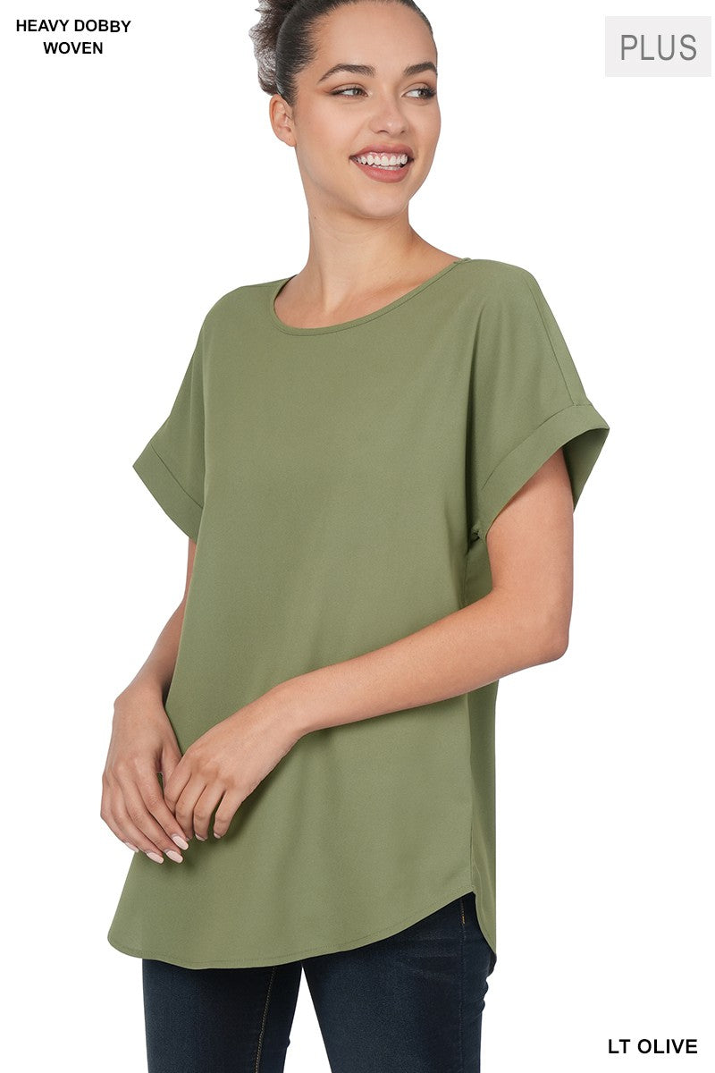 Boat Neck Curvy Basic Top