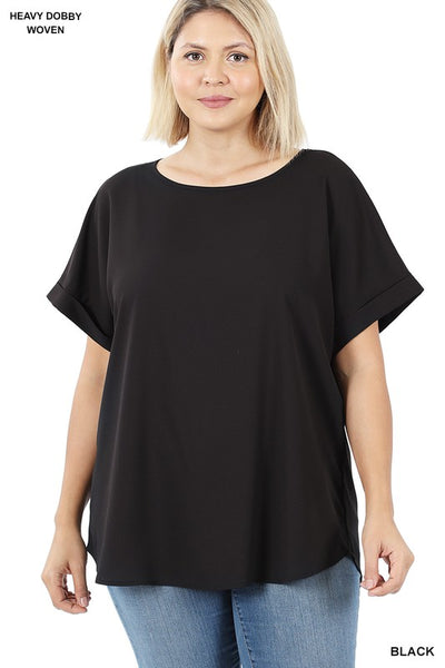 Boat Neck Curvy Basic Top