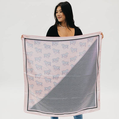 Printed Equestrian Scarf: