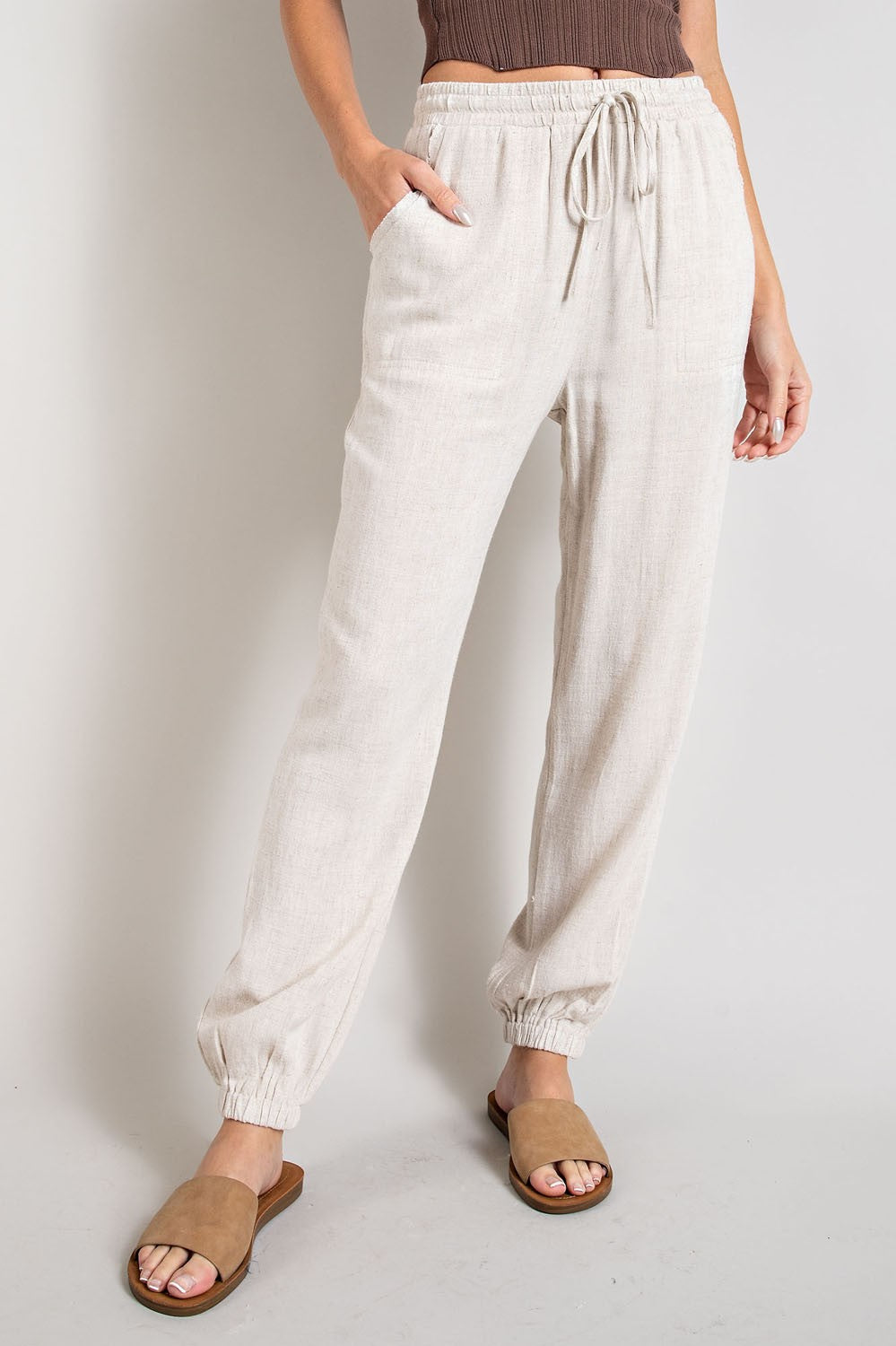 Linen Joggers