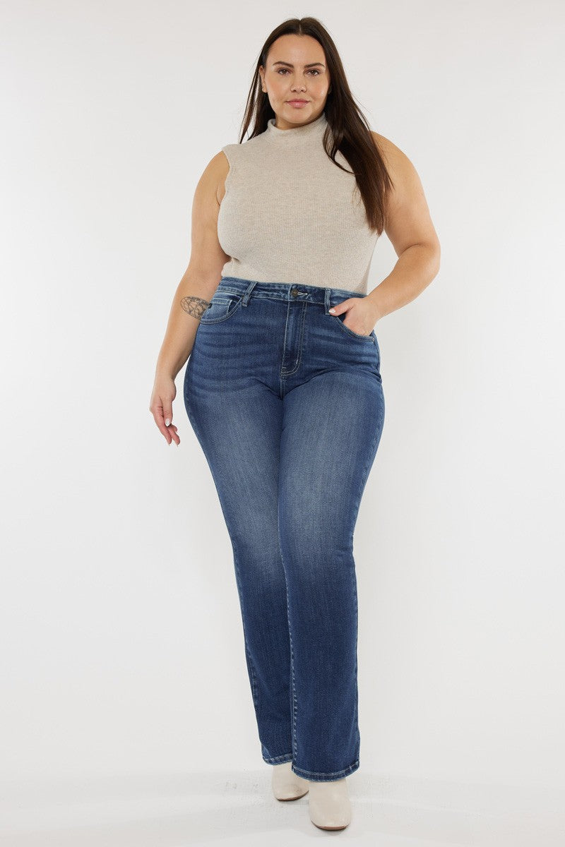 High Rise Boot Cut Curvy