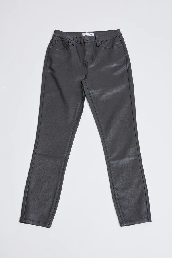 High Rise Metallic Skinny Final Sale