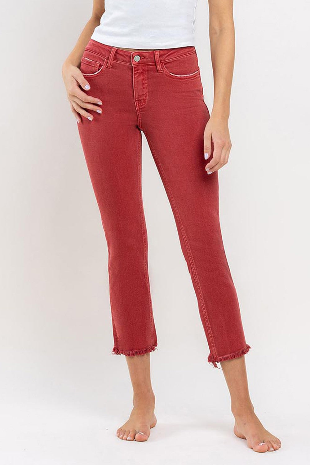 Pompeian Red Denim