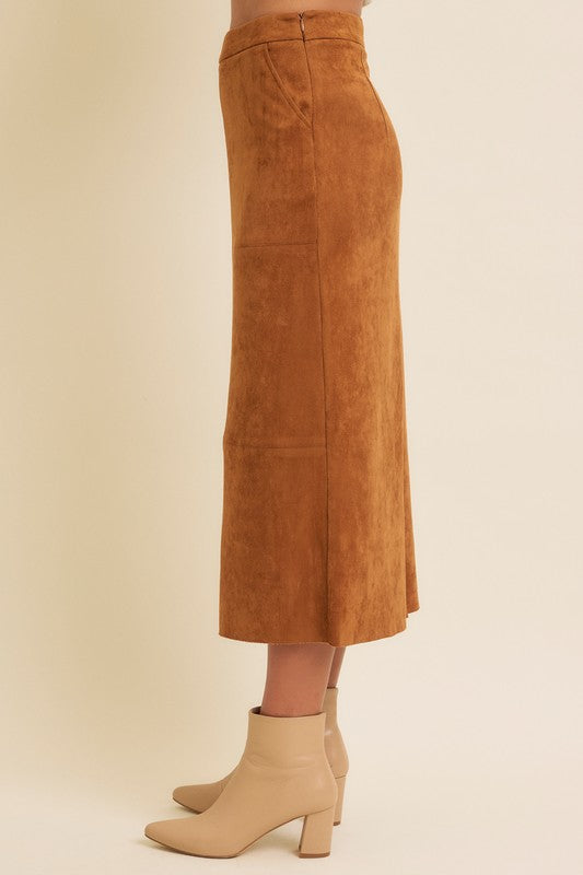 Suede Skirt