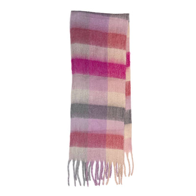 16 Colours soft blanket scarf with tassels