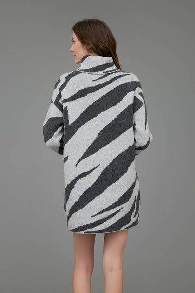 The Zebra Sweater Dress