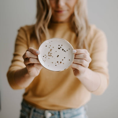 Speckled Jewelry Dish