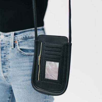 Parker Phone Crossbody: Black