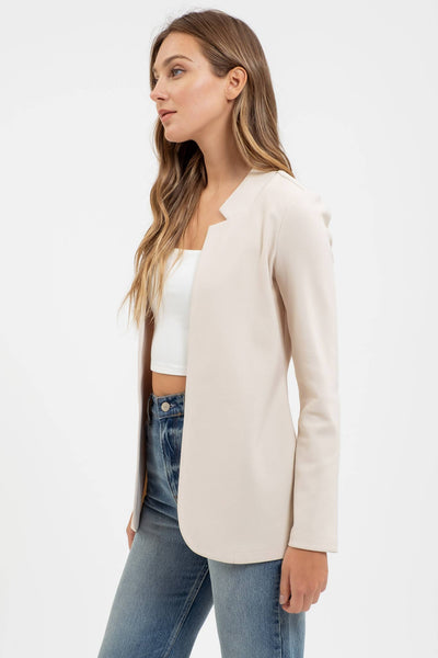 Notch Collar Blazer