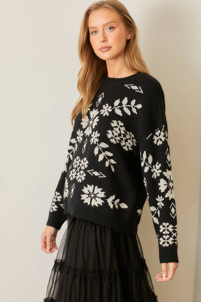 Intarsia Pullover Curvy