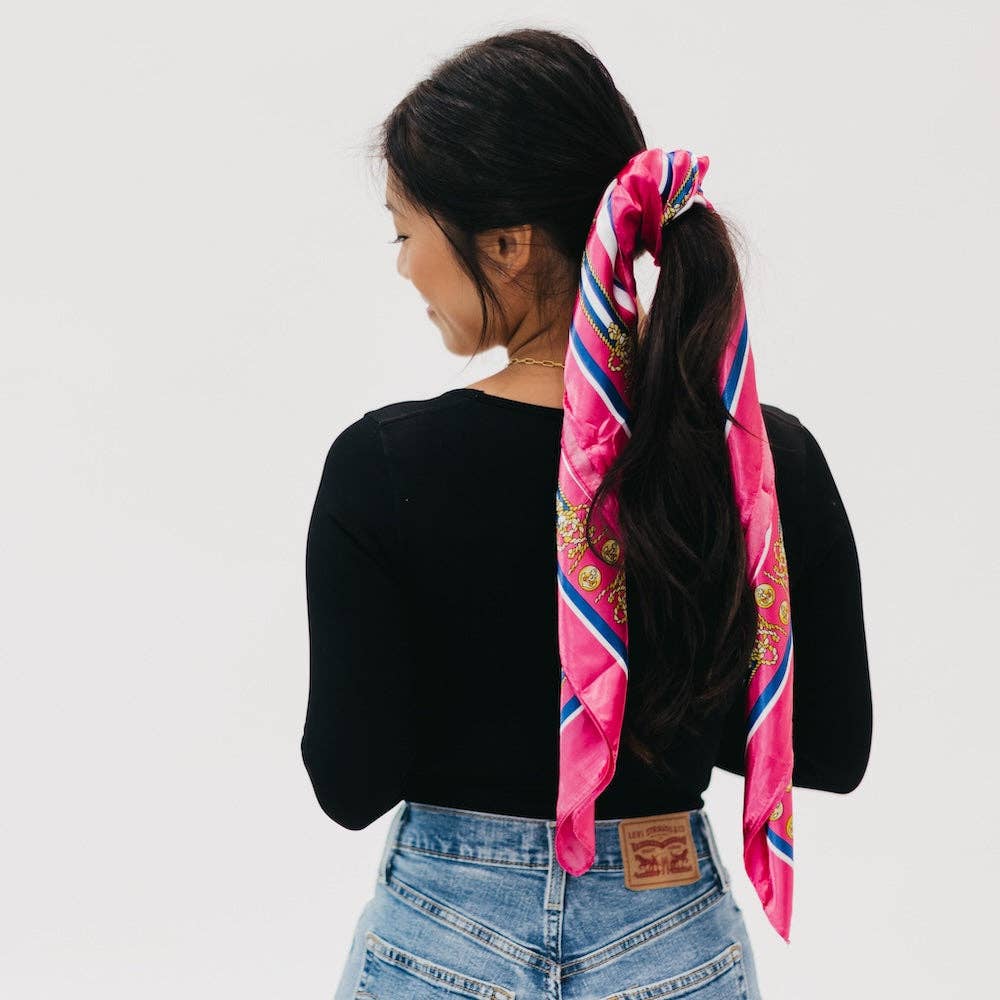 Napa Valley Hair Scarf: Pink