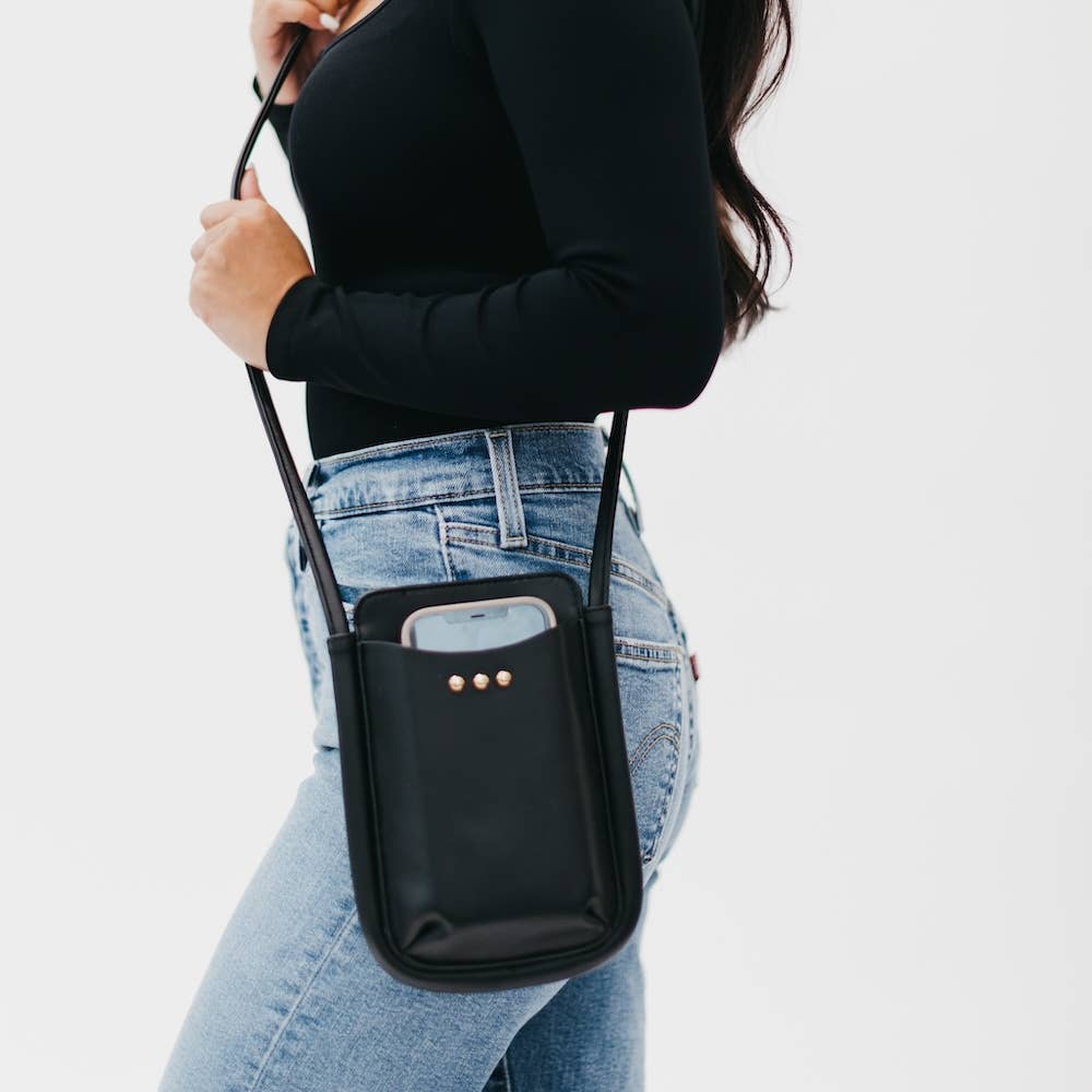 Parker Phone Crossbody: Black