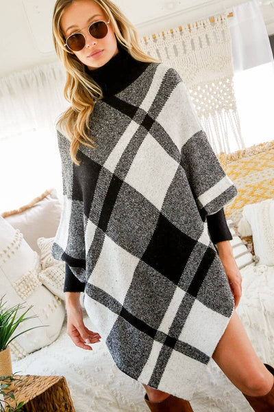 Plaid Oversized Sweater