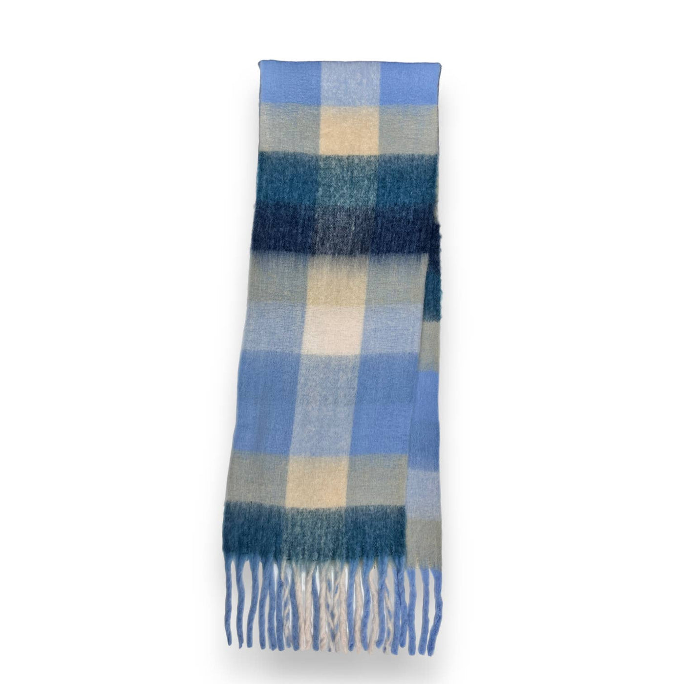 16 Colours soft blanket scarf with tassels