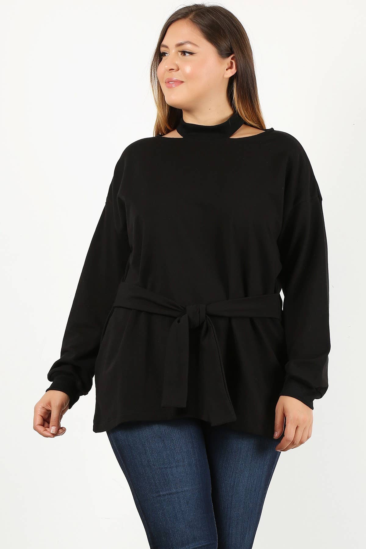 Mock Neck Tunic