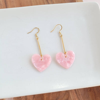 Mina Heart Earrings