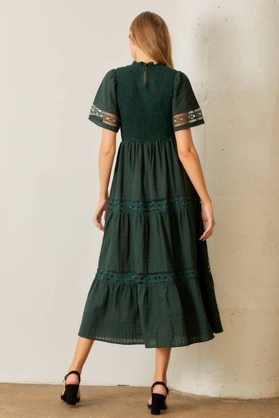 Smocked Evergreen Dress