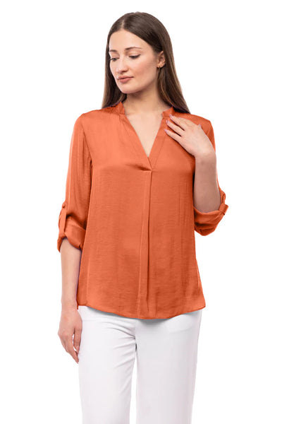 Deep V Blouse