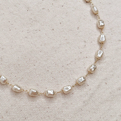 Baroque Pearl Necklace 18"