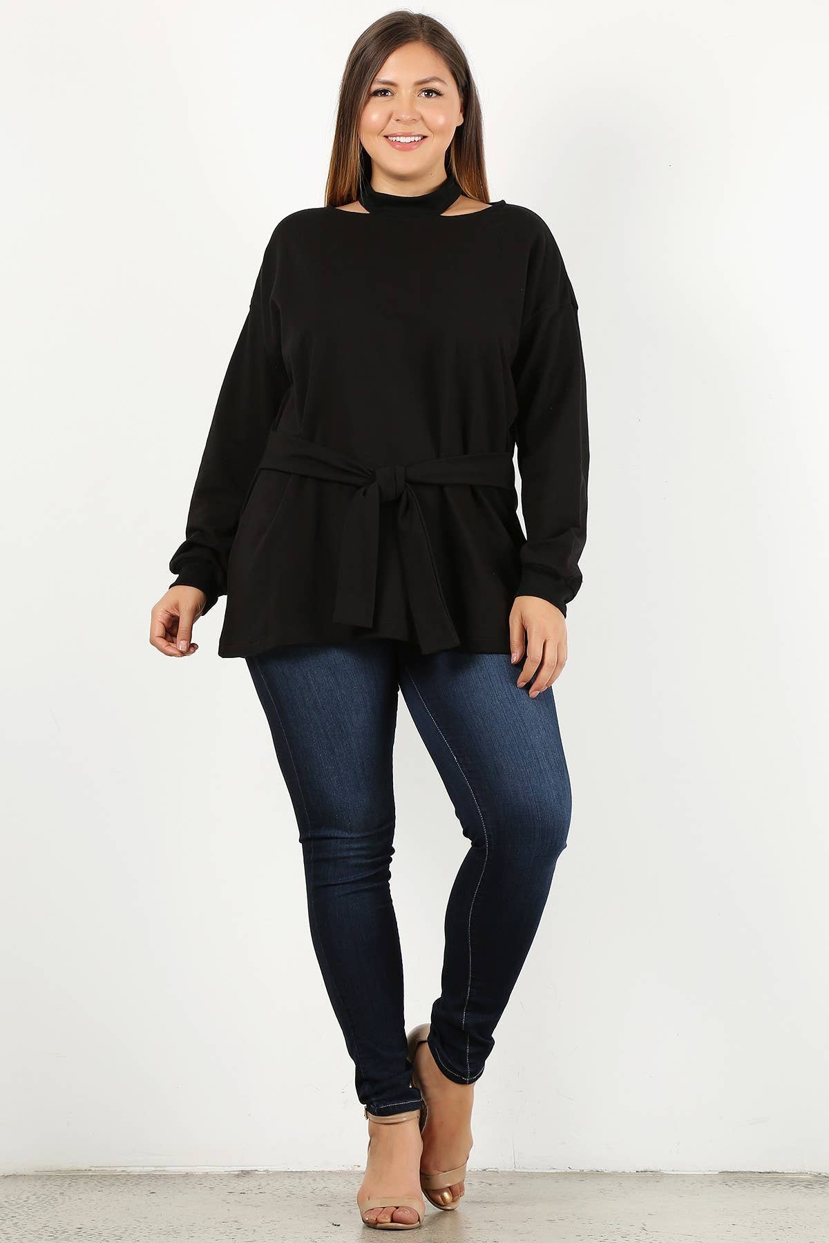 Mock Neck Tunic