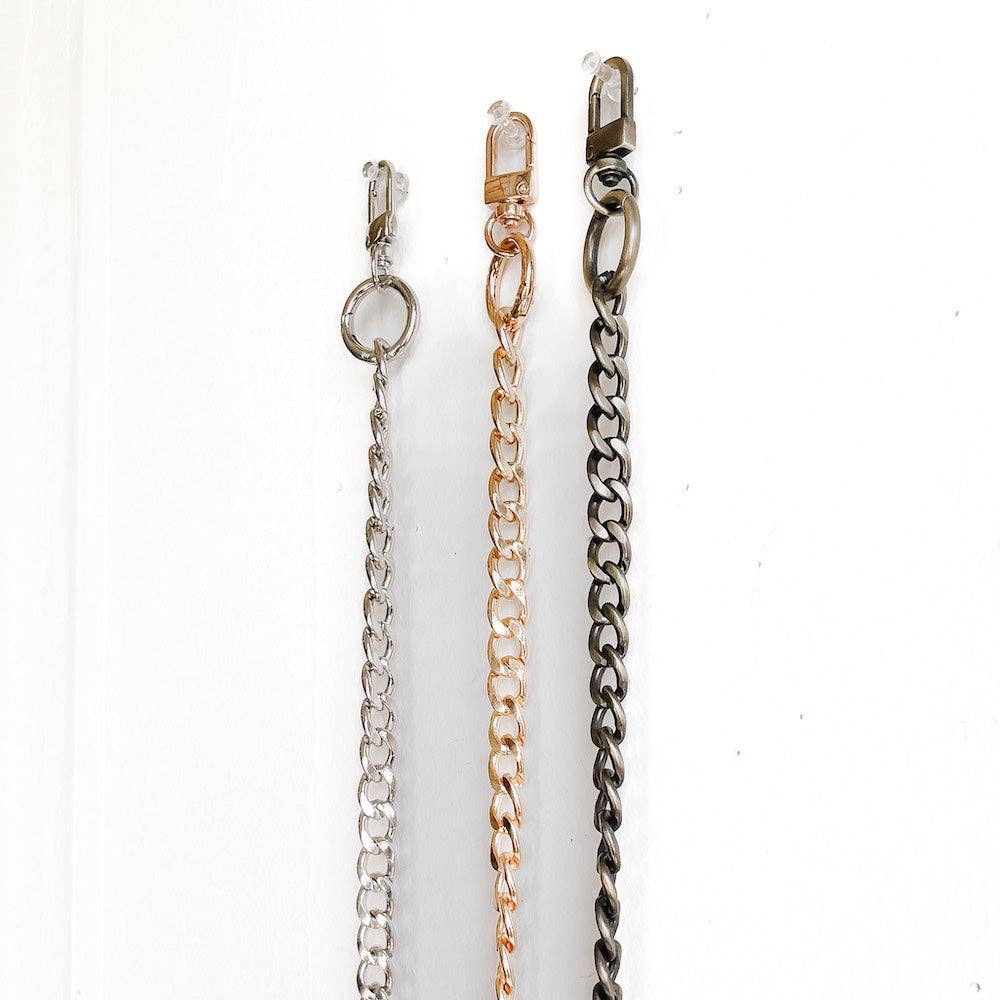 Metal Chain Strap: Brushed Bronze