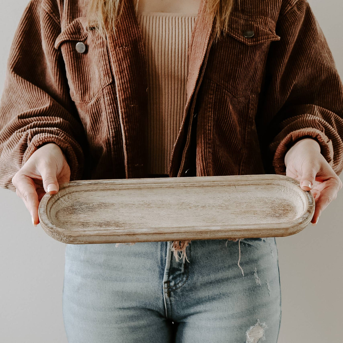 Large Wood Tray