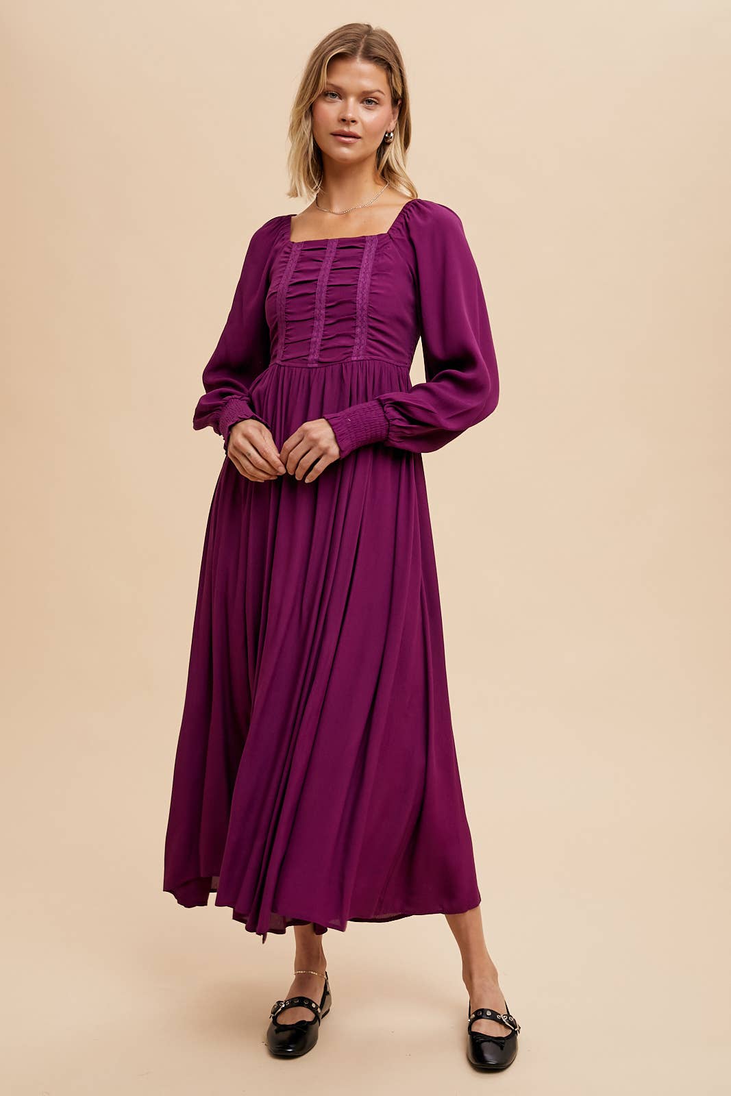 Vibrant Plum Maxi