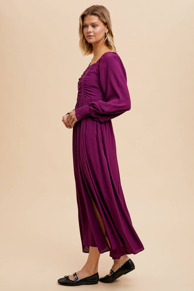 Vibrant Plum Maxi