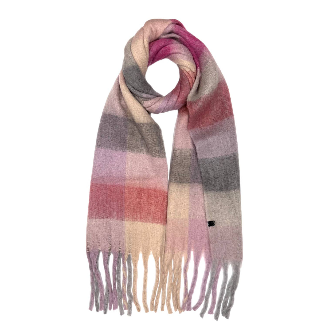 16 Colours soft blanket scarf with tassels