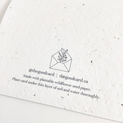 Plantable Card - To The Newlyweds