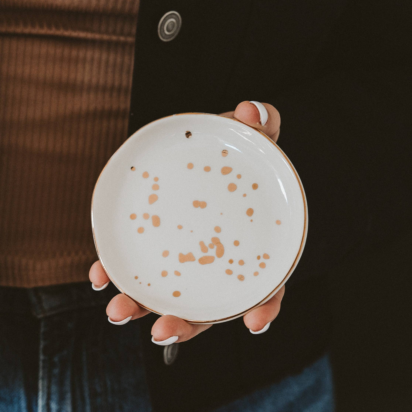 Speckled Jewelry Dish