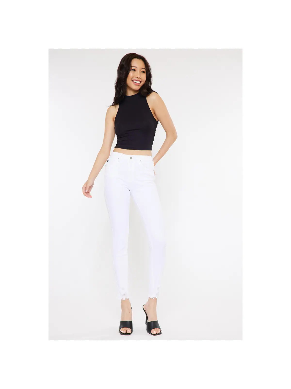 HR Ankle Skinny White