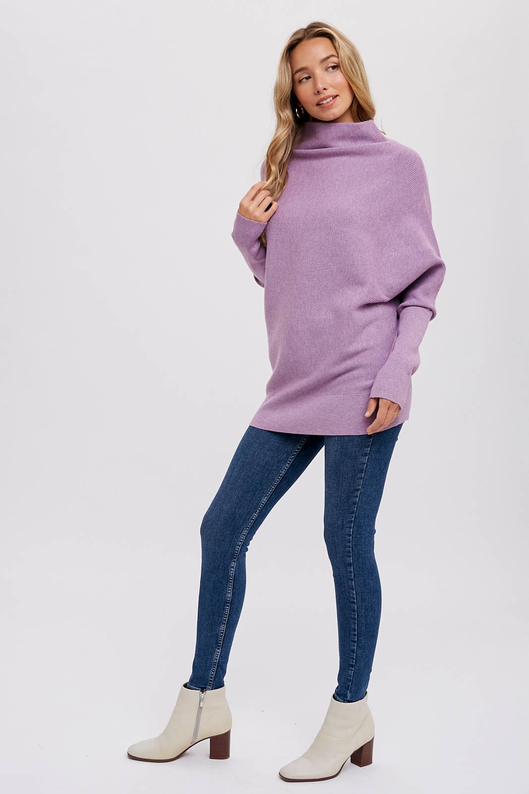 Slouch Neck Dolman/Grey