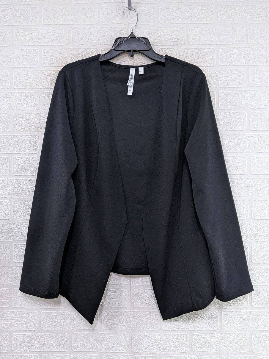 Pointed Hem Blazer