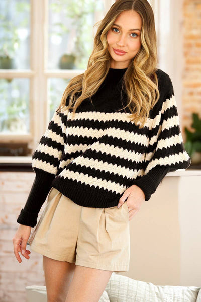 Evergreen Stripe Sweater