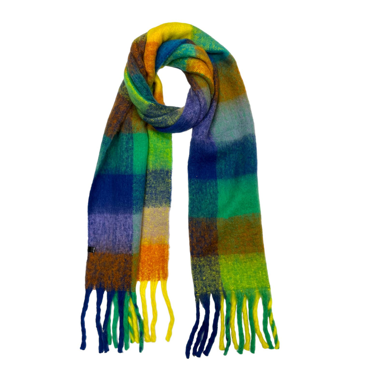 16 Colours soft blanket scarf with tassels