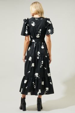 Fleur Noir Dress