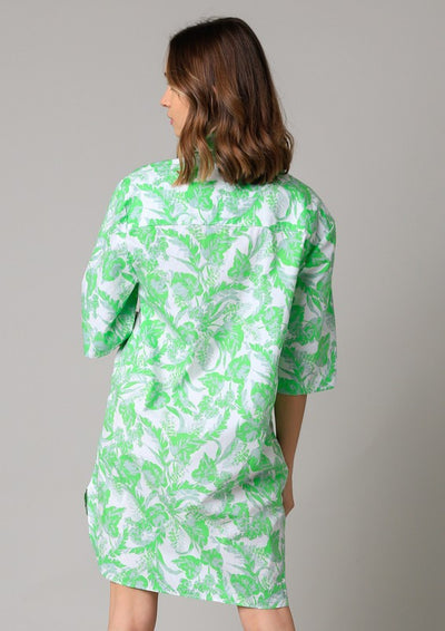 Tropical Shirt Dress