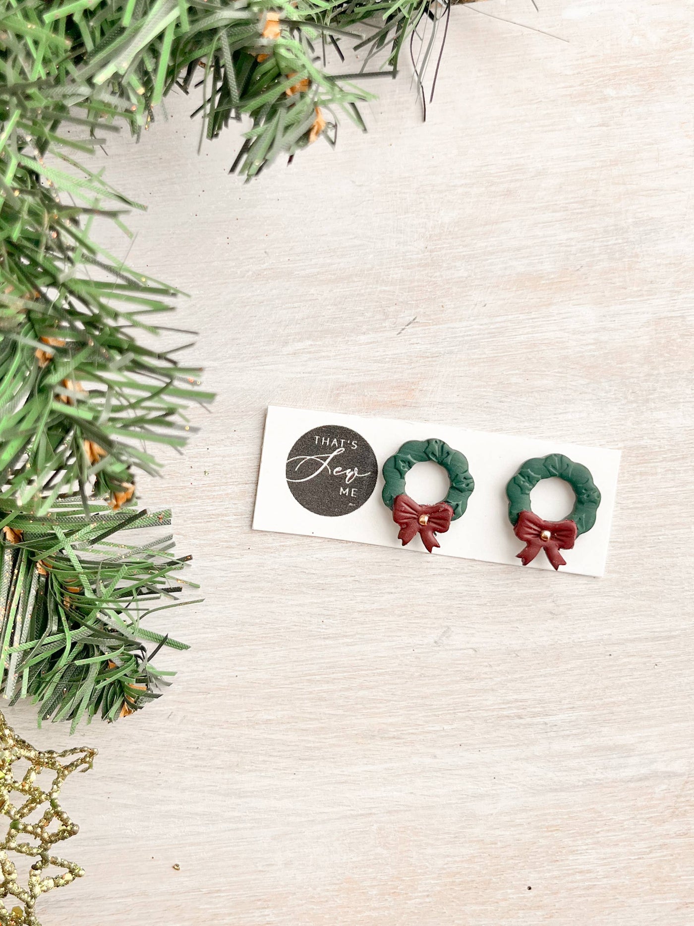 Wreath Stud Earrings