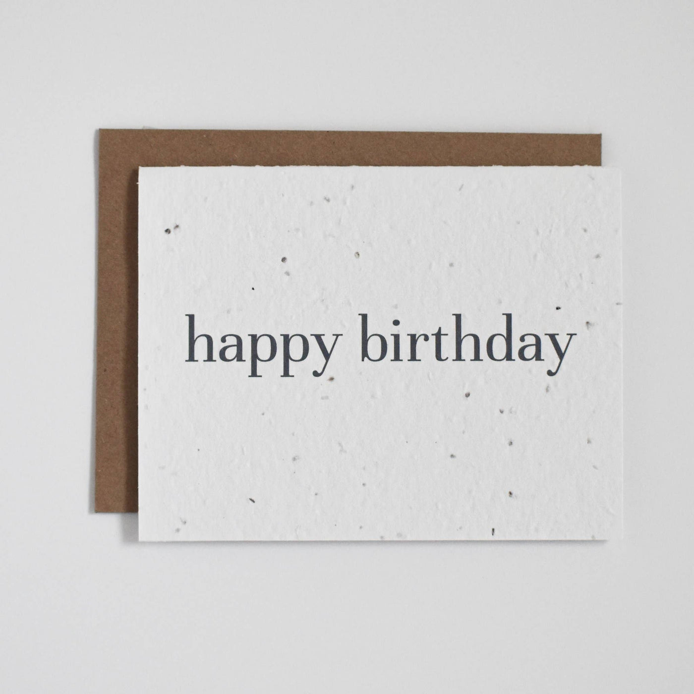 Plantable Greeting Card - Happy Birthday - Classic