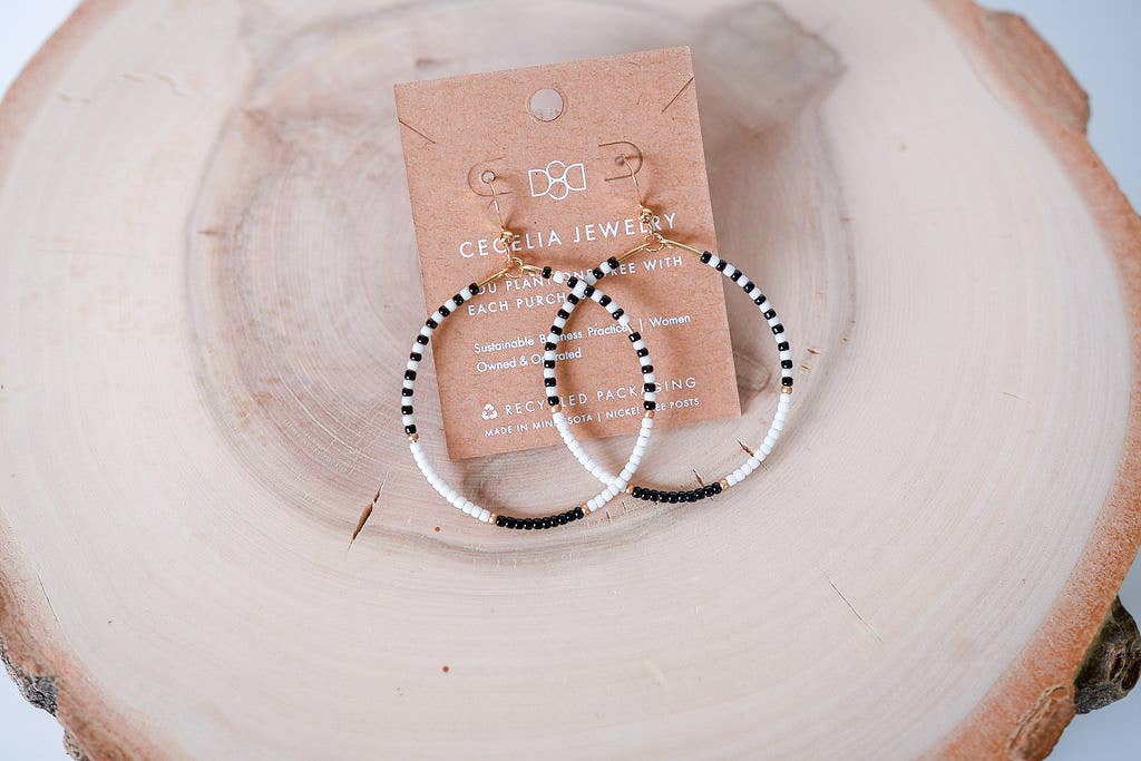 Seed Bead Hoops