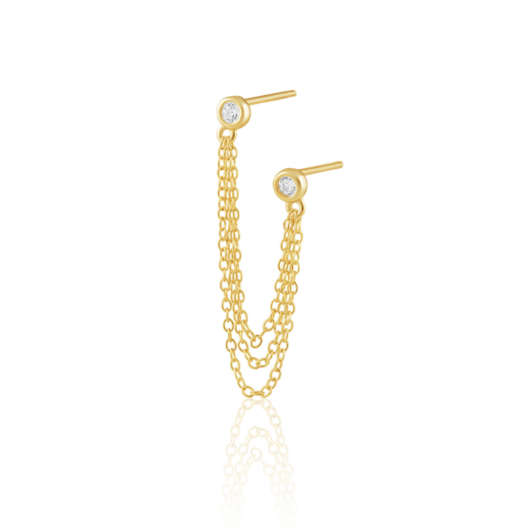 Leticia Double Stud Earring