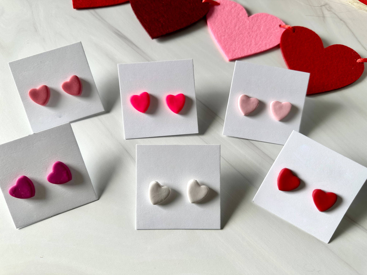 Heart Studs: Stud Pack/3 pairs